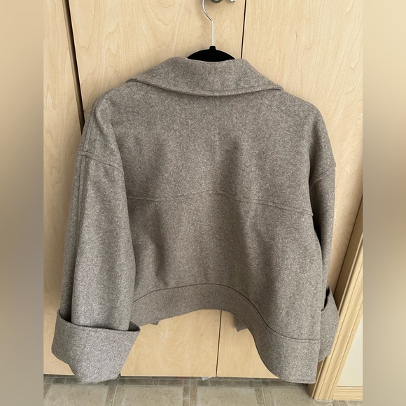 H&M Tan Wool Utility Jacket - Picture 2 of 3